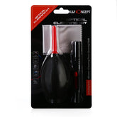 3in1 DSLR Camera Cleaning Kit (Lens Dust Blower Cleaner + Cleaning Pen + Macrofiber Cleaning Cloth)